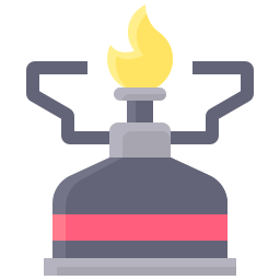 Camping gas icon