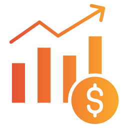 croissance des bénéfices Icône