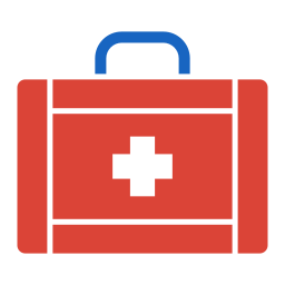 First aid kit icon