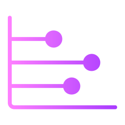 Line graph icon