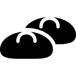 zwei brotlaibe icon