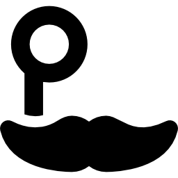 moustache Icône