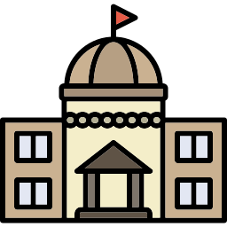 Government building icon