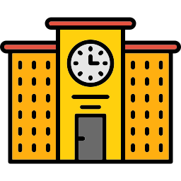 School building icon