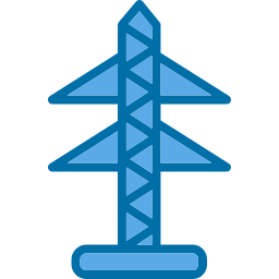 Electric tower icon