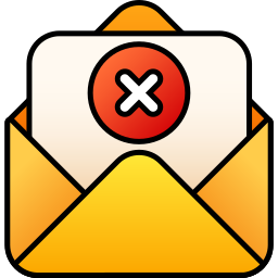 Delete message icon