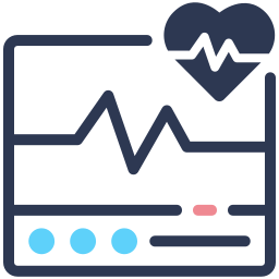monitoramento cardíaco Ícone