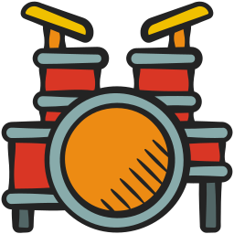 Drum kit icon