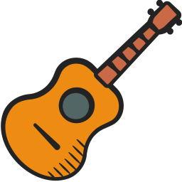 guitare acoustique Icône