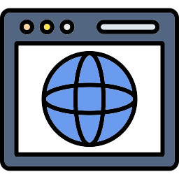 Earth globe icon