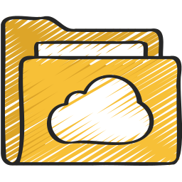 Cloud folder icon