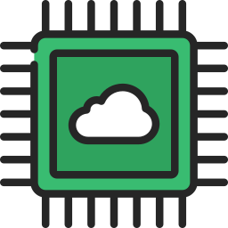 przetwarzanie w chmurze ikona
