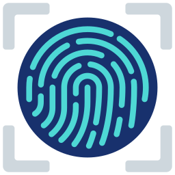 Finger scanner icon