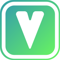 v icon