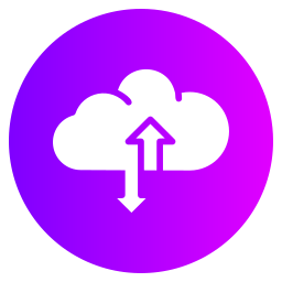 Cloud computing icon