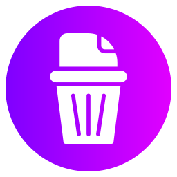 Garbage bin icon