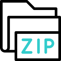 Zip folder icon