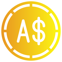 Australian dollar icon