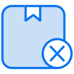 Delivery cancel icon