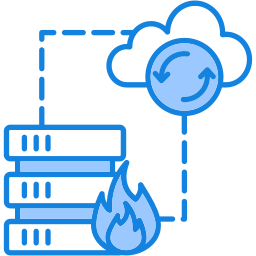 Disaster recovery icon