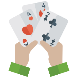 Playing cards icon