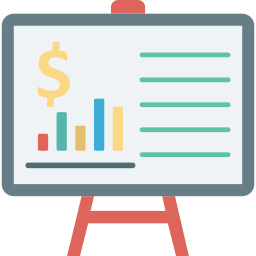 Graph analysis icon