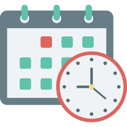 Calendar date icon