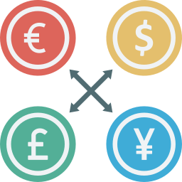 Currency exchange icon