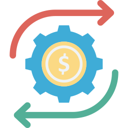 Money exchange icon