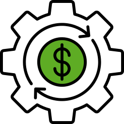 Cash flow icon