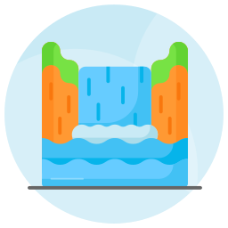 Waterfall icon