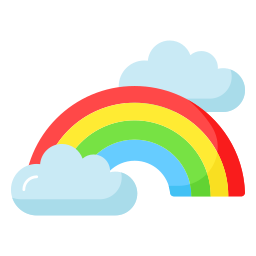 regenboog icoon