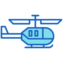 helicóptero militar Ícone