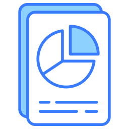 rapport de données Icône