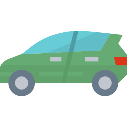 Eco car icon