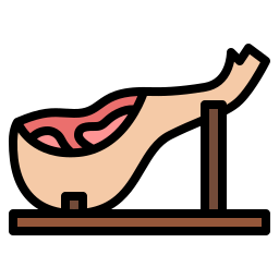 cuisse de porc Icône