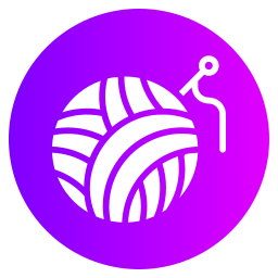 Wool ball icon