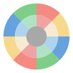 palette de couleurs Icône