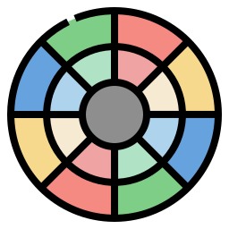 palette de couleurs Icône