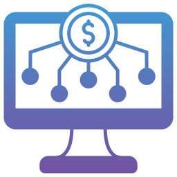 economia digitale icona