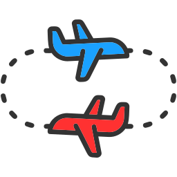 Round trip icon