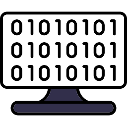 Binary code icon