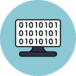 Binary code icon