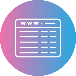 Web programming icon