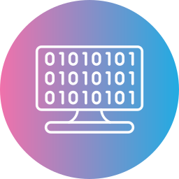 Binary code icon