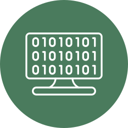 Binary code icon