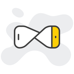 Flexible mobile phone icon