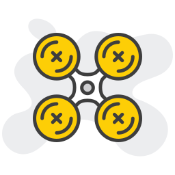 Smart drone icon