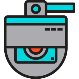 High-speed dome camera icon