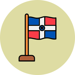 république dominicaine Icône